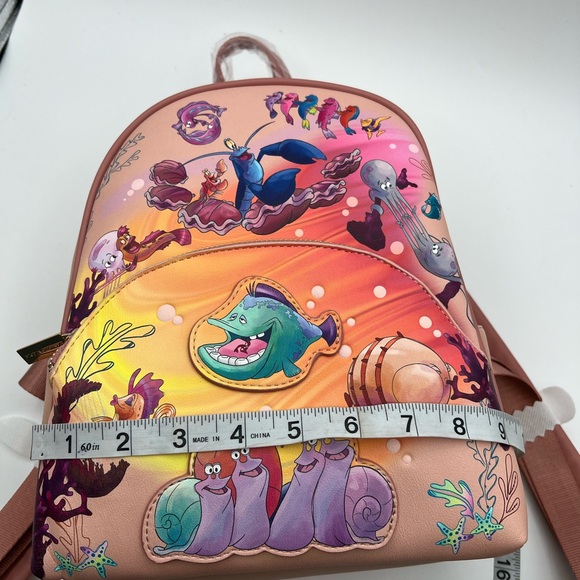 NWT Danielle Nicole Little Mermaid Mini Backpack - Picture 6 of 7